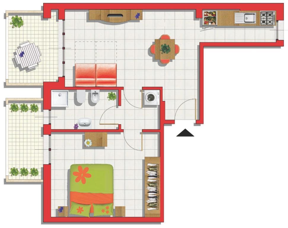 Residence Maryel Rimini Ruang foto